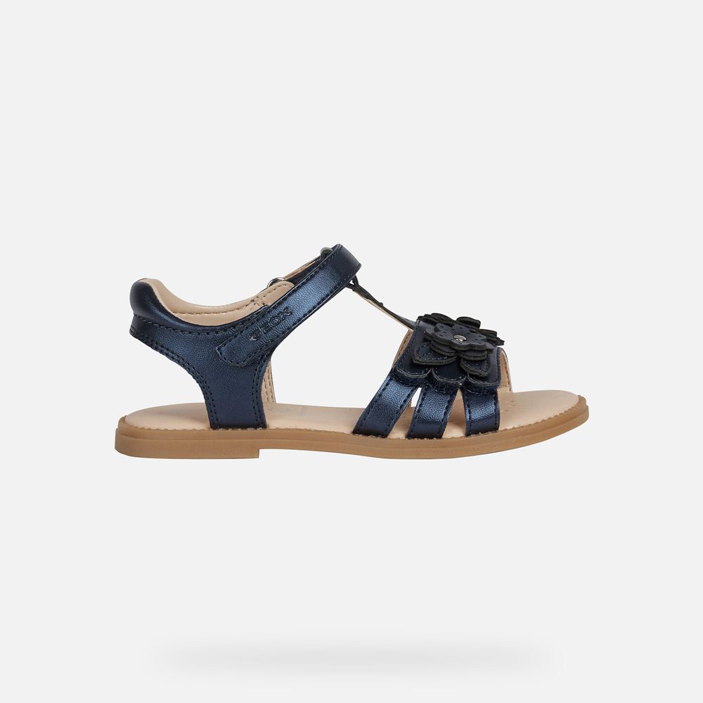 Sandales Geox Karly - Bleu Marine - Fille 150273-EAV